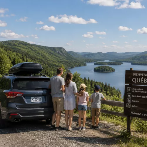 Autotour au Québec entre lac, fjord et fleuve Visuel